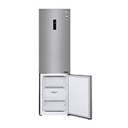 LG ​​Kühl-Gefrierkombination |  ​384​ Liter Nutzinhalt | Energieeffizienzklasse​ D​ | ​Steel​ | ​203cm​ | Inverter Linear Kompressor®​ ​| ​GBB62PZFFN, GBB62PZFFN