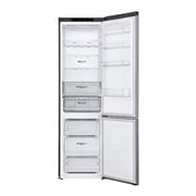 LG Kühl-Gefrierkombination | 384 Liter Nutzinhalt | Energieeffizienzklasse D | Steel | 203 cm | Inverter Linear Kompressor | GBB62PZGFN, GBB62PZGFN