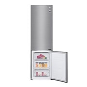 LG Kühl-Gefrierkombination | 384 Liter Nutzinhalt | Energieeffizienzklasse D | Steel | 203 cm | Inverter Linear Kompressor | GBB62PZGFN, GBB62PZGFN
