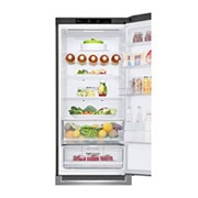 LG Kühl-Gefrierkombination | 384 Liter Nutzinhalt | Energieeffizienzklasse D | Steel | 203 cm | Inverter Linear Kompressor | GBB62PZGFN, GBB62PZGFN