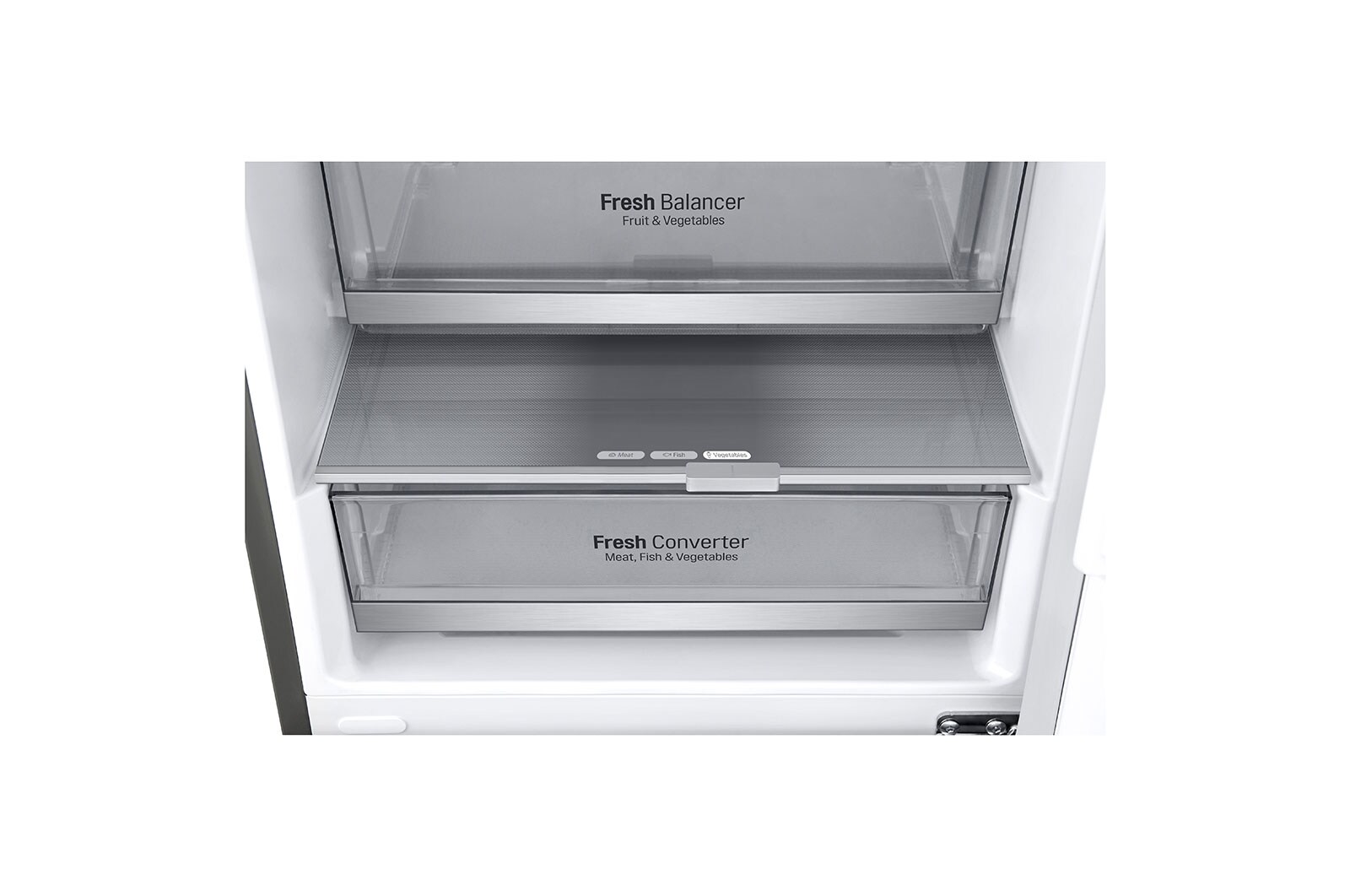 LG Kühl-Gefrierkombination | 341 Liter Nutzinhalt | Energieeffizienzklasse D | Steel | 186 cm | Inverter-Linearkompressor | GBB72SWEFN, GBB71PZDFN