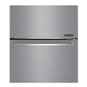 LG Kühl-Gefrierkombination | 341 Liter Nutzinhalt | Energieeffizienzklasse D | Steel | 186 cm | Inverter-Linearkompressor | GBB72SWEFN, GBB71PZDFN
