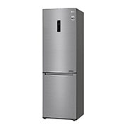 LG Kühl-Gefrierkombination | 341 Liter Nutzinhalt | Energieeffizienzklasse D | Steel | 186 cm | Inverter-Linearkompressor | GBB72SWEFN, GBB71PZDFN