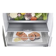 LG Kühl-Gefrierkombination | 384 Liter Nutzinhalt | LINEARCooling™ | Total No Frost | Energieeffizienzklasse* D, GBB72SAEXN