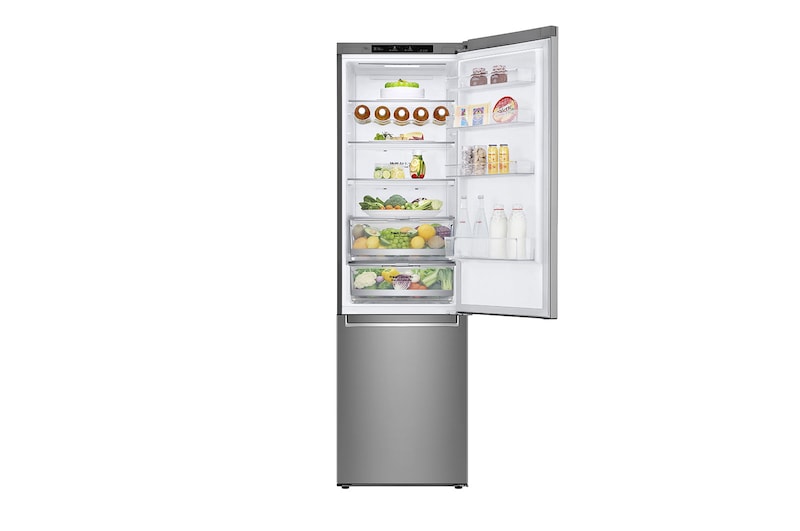 LG Kühl-Gefrierkombination | 384 Liter Nutzinhalt | LINEARCooling™ | Total No Frost | Energieeffizienzklasse* D, GBB72SAEXN