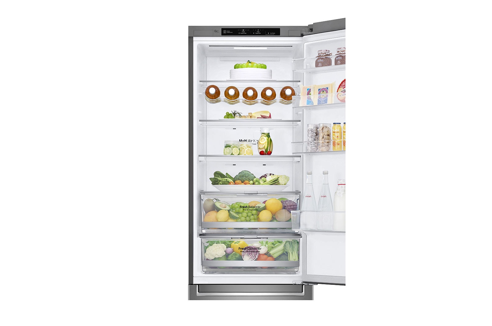 LG Kühl-Gefrierkombination | 384 Liter Nutzinhalt | LINEARCooling™ | Total No Frost | Energieeffizienzklasse* D, GBB72SAEXN