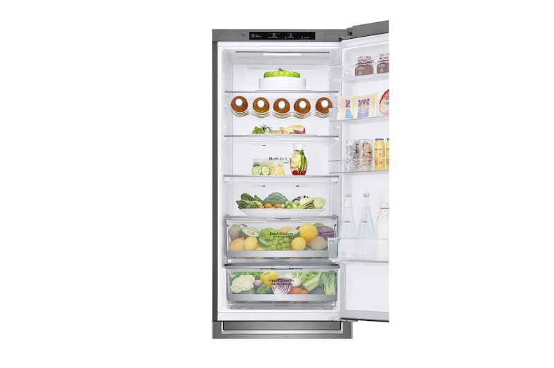 LG Kühl-Gefrierkombination | 384 Liter Nutzinhalt | LINEARCooling™ | Total No Frost | Energieeffizienzklasse* D, GBB72SAEXN