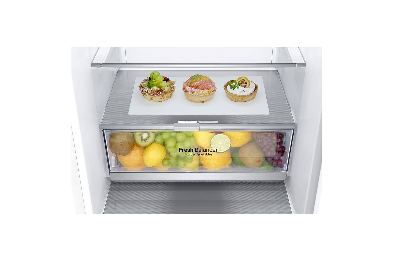 LG Kühl-Gefrierkombination | 384 Liter Nutzinhalt | Energieeffizienzklasse D | Premium Weiß |203 cm | GBB72SWEFN, GBB72SWEFN