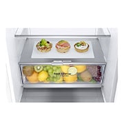 LG Kühl-Gefrierkombination | 384 Liter Nutzinhalt | Energieeffizienzklasse D | Premium Weiß |203 cm | GBB72SWEFN, GBB72SWEFN