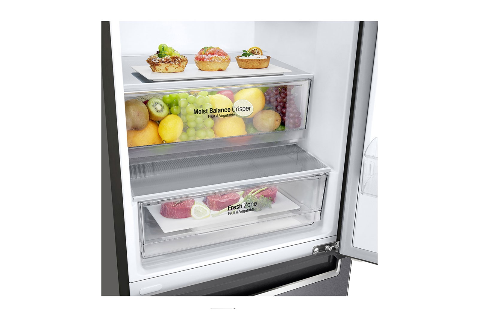 LG Kühl-Gefrierkombination | LINEAR Cooling™ | FRESH Balancer™ | SmartThinQ™, GBP61DSPFN