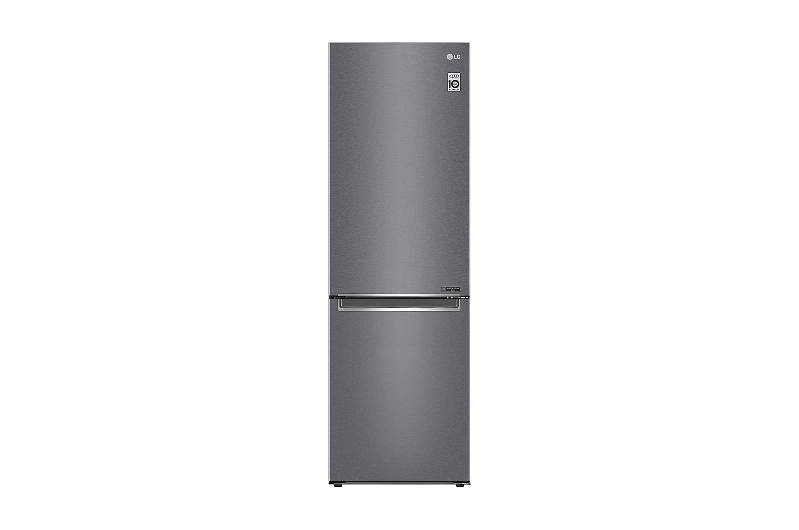 LG Kühl-Gefrierkombination | 384 Liter Nutzinhalt | Energieeffizienzklasse D | Dark Graphite | 203 cm | Inverter Linear Kompressor | GBP62DSNFN, GBP62DSNFN