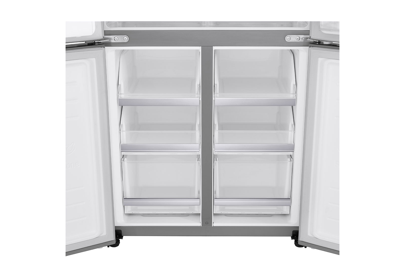 LG Multi-Door mit Eis-, Crushed Ice- und Wasserspender | 506 Liter Kapazität | Energieeffizienzklasse E | Festwasseranschluss | Steel | GML844PZKZ, GML844PZKZ