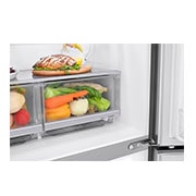 LG Multi-Door mit Eis-, Crushed Ice- und Wasserspender | 506 Liter Kapazität | Energieeffizienzklasse E | Festwasseranschluss | Steel | GML844PZKZ, GML844PZKZ