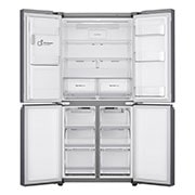 LG Multi-Door mit Eis-, Crushed Ice- und Wasserspender | 506 Liter Kapazität | Energieeffizienzklasse E | Festwasseranschluss | Steel | GML844PZKZ, GML844PZKZ