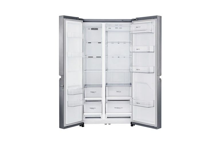 LG Side-by-Side mit 626 Litern Kapazität | Energieeffizienzklasse* F, GSB760PZXZ