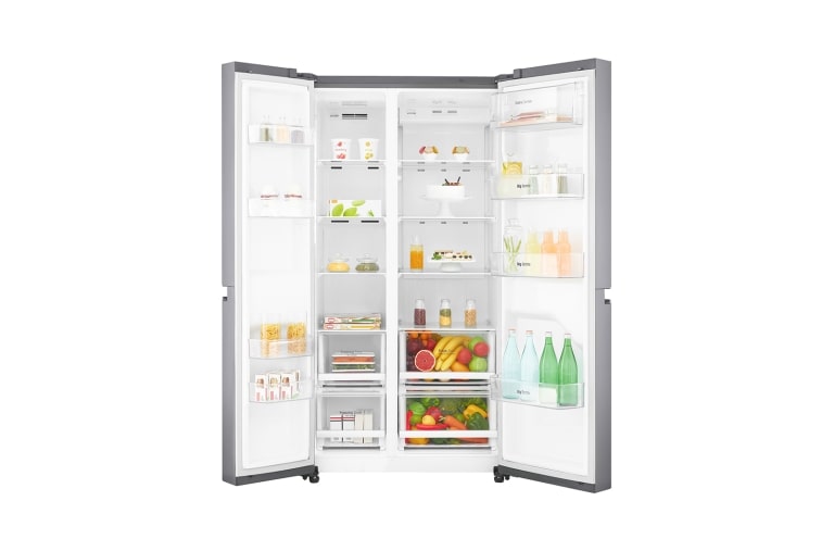 LG Side-by-Side mit 626 Litern Kapazität | Energieeffizienzklasse* F, GSB760PZXZ