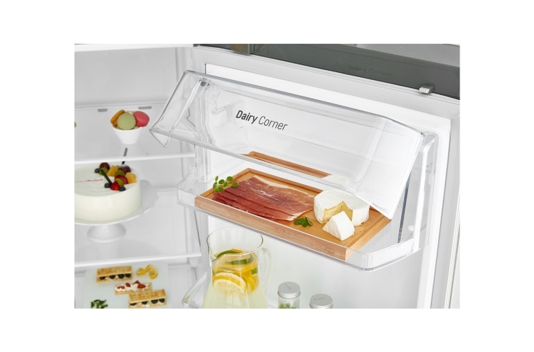 LG Side-by-Side mit 626 Litern Kapazität | Energieeffizienzklasse* F, GSB760PZXZ