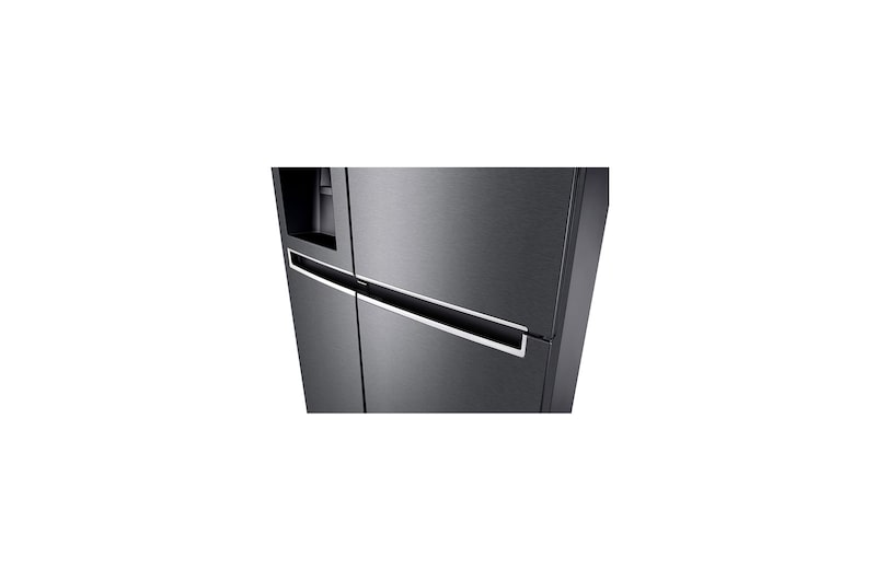 LG Side-by-Side mit Door-in-Door® | Eis-, Crushed Ice- und Wasserspender | 625 Liter Kapazität | Energieeffizienzklasse F | Festwasseranschluss | Dark Graphite | GSJ470DIDV, GSJ470DIDV