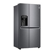 LG Side-by-Side mit Door-in-Door® |  Eis-, Crushed Ice- und Wasserspender  | 625 Liter Kapazität | Energieeffizienzklasse F | Festwasseranschluss  | Dark Graphite | GSJ470DIDV, GSJ470DIDV
