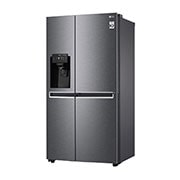 LG Side-by-Side mit Door-in-Door® |  Eis-, Crushed Ice- und Wasserspender  | 625 Liter Kapazität | Energieeffizienzklasse F | Festwasseranschluss  | Dark Graphite | GSJ470DIDV, GSJ470DIDV