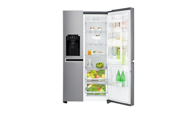 LG Side-by-Side mit Festwasseranschluss und Door-in-Door™, GSJ760PZUZ