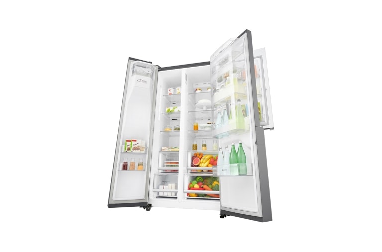LG Side-by-Side mit Festwasseranschluss und Door-in-Door™, GSJ760PZUZ