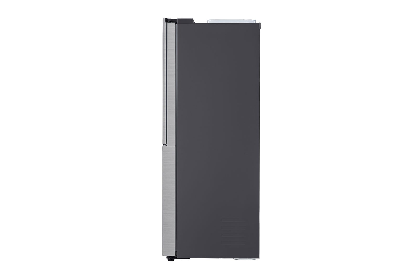 LG Side-by-Side mit Door-in-Door® | Eis-, Crushed Ice- und Wasserspender | 625 Liter Kapazität | Energieeffizienzklasse F | Festwasseranschluss | Steel | GSJ760PZZZ, GSJ760PZZZ