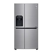 LG Side-by-Side mit Door-in-Door® | Eis-, Crushed Ice- und Wasserspender | 625 Liter Kapazität | Energieeffizienzklasse F | Festwasseranschluss | Steel | GSJ760PZZZ, GSJ760PZZZ