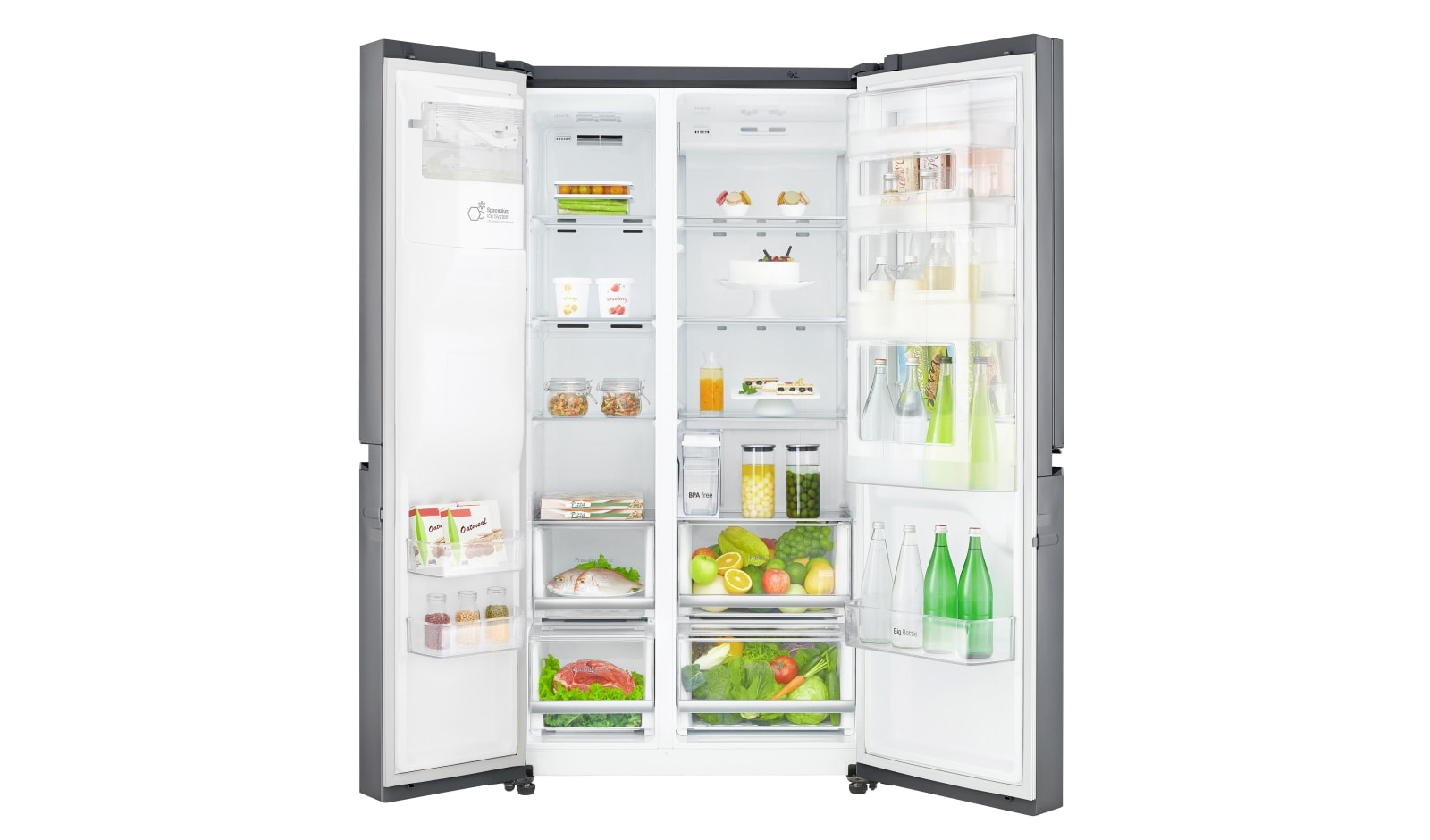 LG Side-by-Side mit Door-in-Door™ und Total No Frost, GSJ761PZUZ