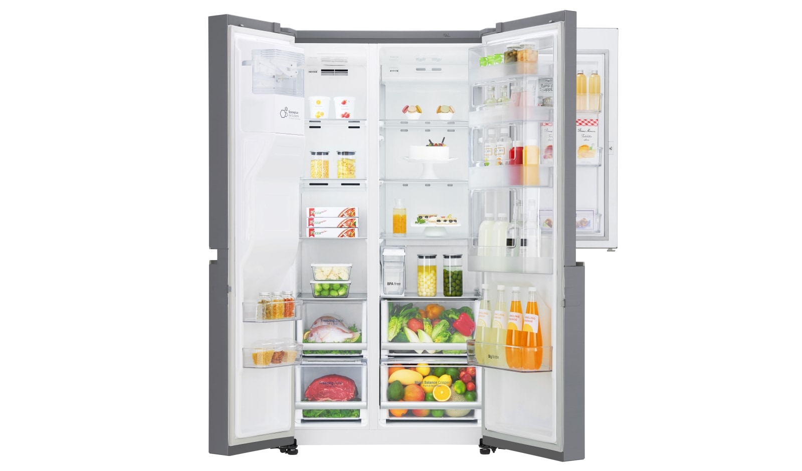 LG Side-by-Side mit Door-in-Door™ und Total No Frost, GSJ761PZUZ