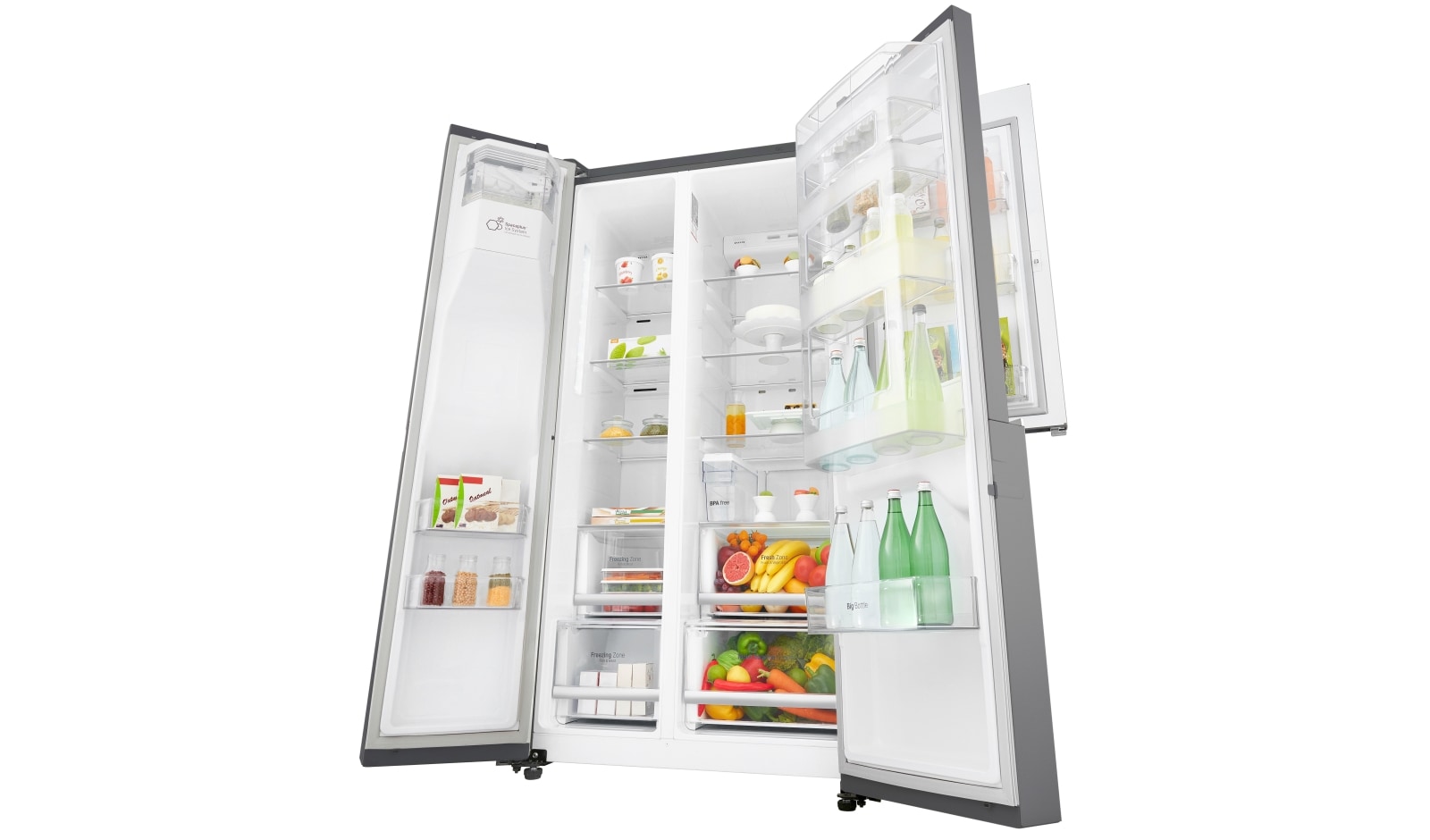 LG Side-by-Side mit Door-in-Door™ und Total No Frost, GSJ761PZUZ