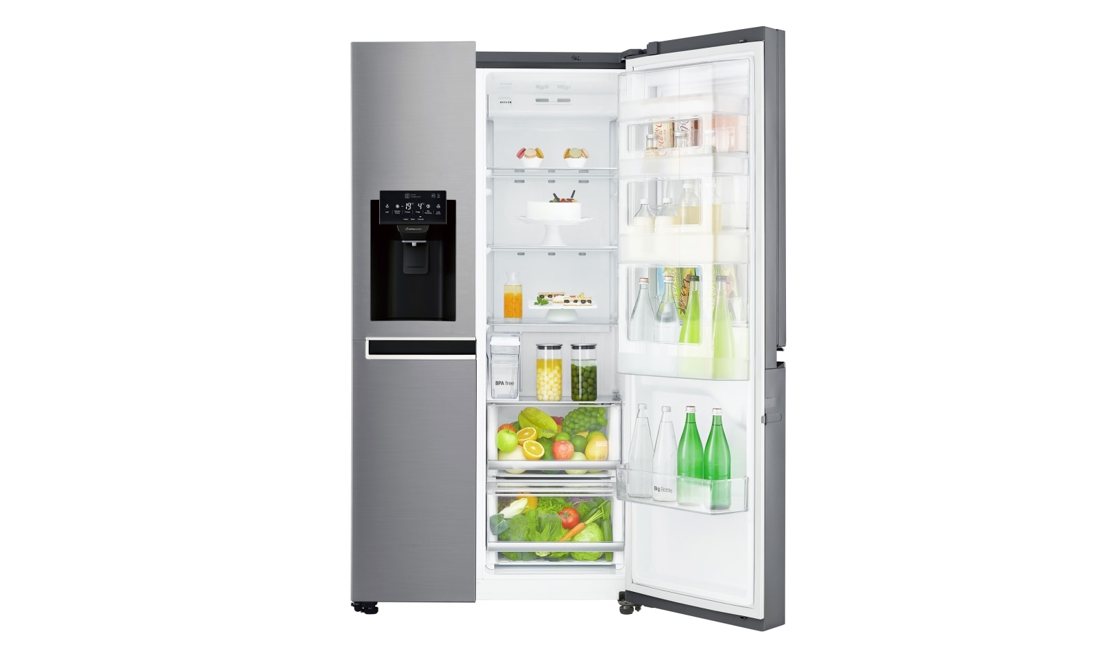 LG Side-by-Side mit Door-in-Door™ und Total No Frost, GSJ761PZUZ