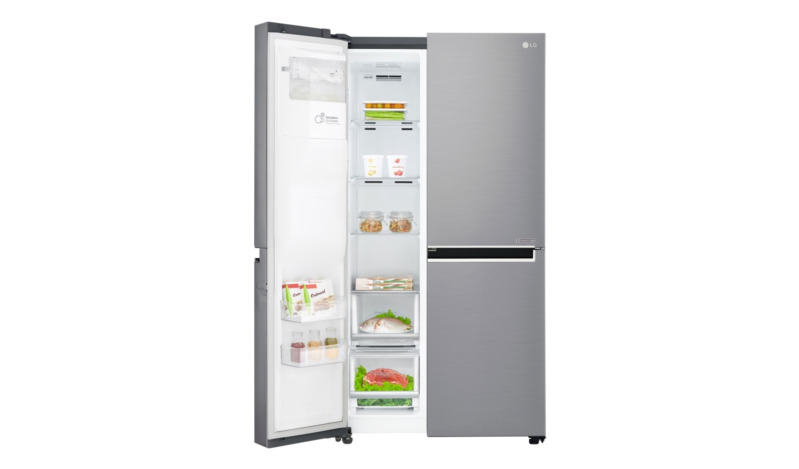 LG Side-by-Side mit Door-in-Door™ und Total No Frost, GSJ761PZUZ