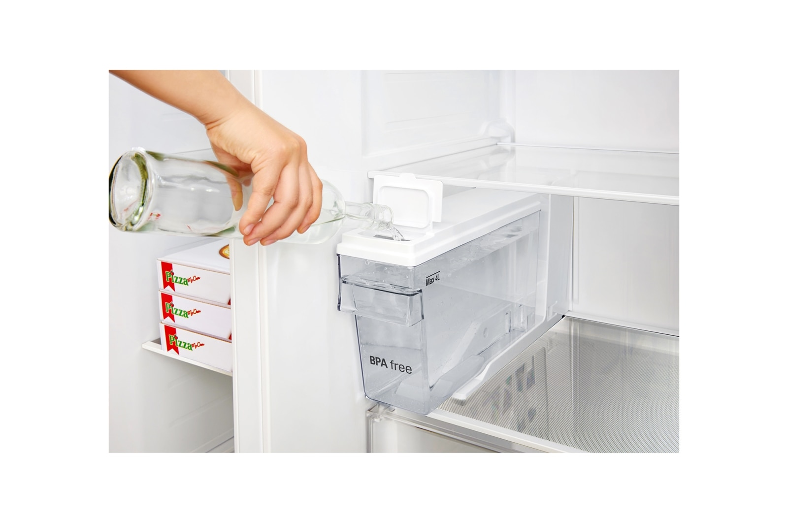 LG Side-by-Side mit Door-in-Door® | Eis-, Crushed Ice- und Wasserspender | 625 Liter Kapazität | Energieeffizienzklasse F | Interner Wassertank 4L | Steel | GSJ761PZZZ, GSJ761PZZZ