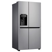LG Side-by-Side mit Door-in-Door® | Eis-, Crushed Ice- und Wasserspender | 625 Liter Kapazität | Energieeffizienzklasse F | Interner Wassertank 4L | Steel | GSJ761PZZZ, GSJ761PZZZ