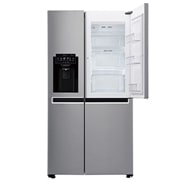 LG Side-by-Side mit Door-in-Door® | Eis-, Crushed Ice- und Wasserspender | 625 Liter Kapazität | Energieeffizienzklasse F | Interner Wassertank 4L | Steel | GSJ761PZZZ, GSJ761PZZZ