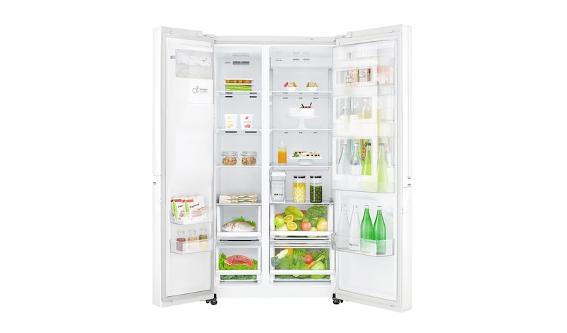 LG Side-by-Side ohne Festwasseranschluss und Door-in-Door™, GSJ761SWXZ