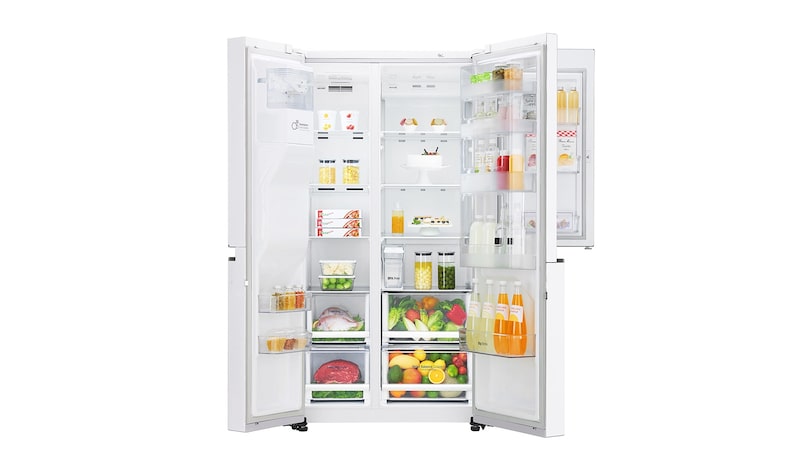 LG Side-by-Side ohne Festwasseranschluss und Door-in-Door™, GSJ761SWXZ