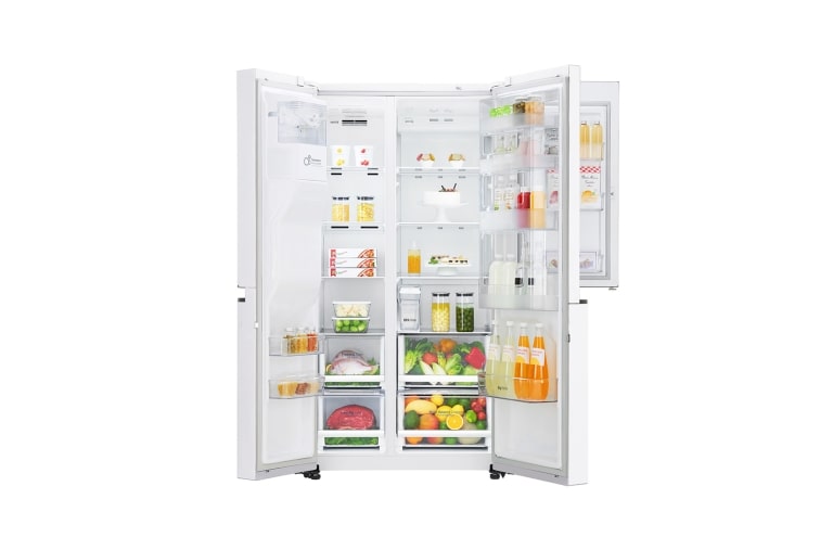 LG Side-by-Side ohne Festwasseranschluss und Door-in-Door™, GSJ761SWXZ