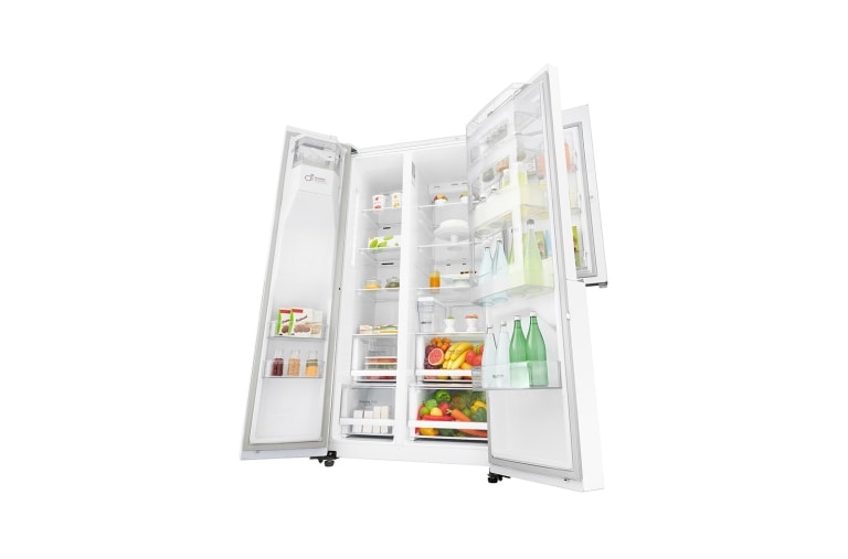 LG Side-by-Side ohne Festwasseranschluss und Door-in-Door™, GSJ761SWXZ