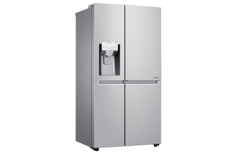 LG Side-by-Side mit Door-in-Door® |  Eis-, Crushed Ice- und Wasserspender  | 625 Liter Kapazität | Energieeffizienzklasse F | Interner Wassertank 4L | Edelstahl | GSJ961NEAZ, GSJ961NEAZ