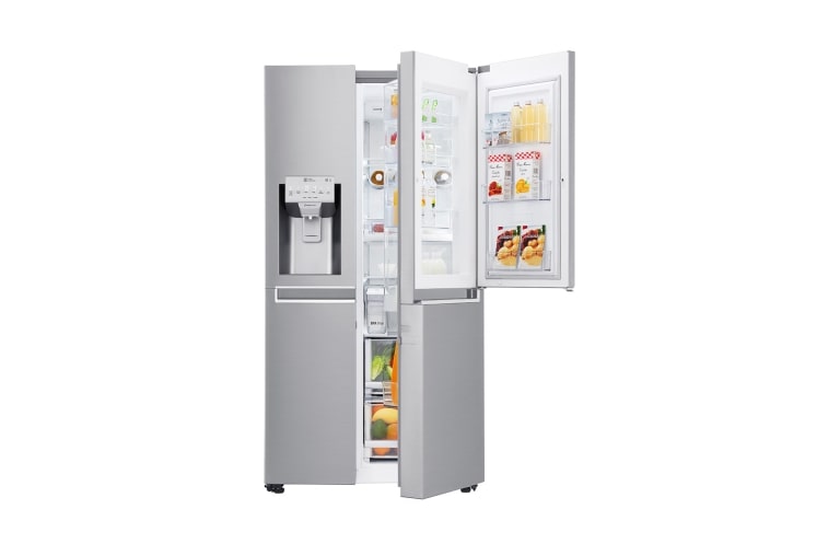 LG Side-by-Side mit Door-in-Door™ und Pure N Fresh | Energieeffizienzklasse* F, GSJ961NEBZ