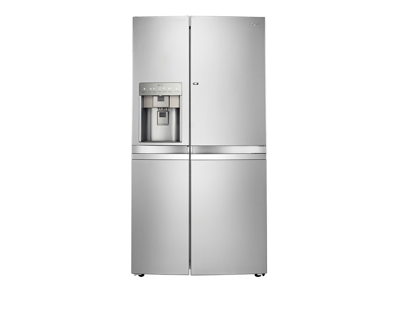 LG Side-by-Side Kühlschrank mit modernem Design, mehr Flexibilität und Energieeffizienzklasse A++, GSJ976NSBZ