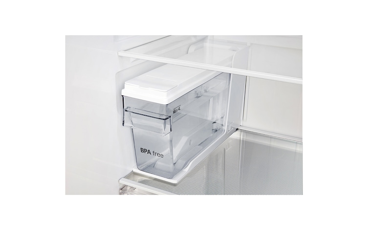 LG Side-by-Side mit Eis-, Crushed Ice- und Wasserspender | 606 Liter Kapazität | Energieeffizienzklasse F | Interner Wassertank 4L | Dark Graphite | GSL361ICEZ, GSL361ICEZ