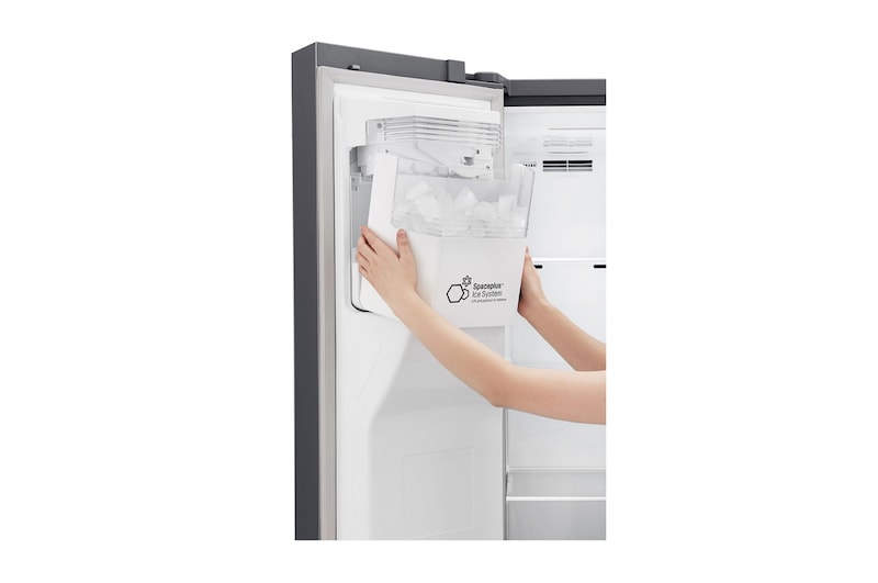 LG Side-by-Side mit Eis-, Crushed Ice- und Wasserspender, GSL461ICEZ