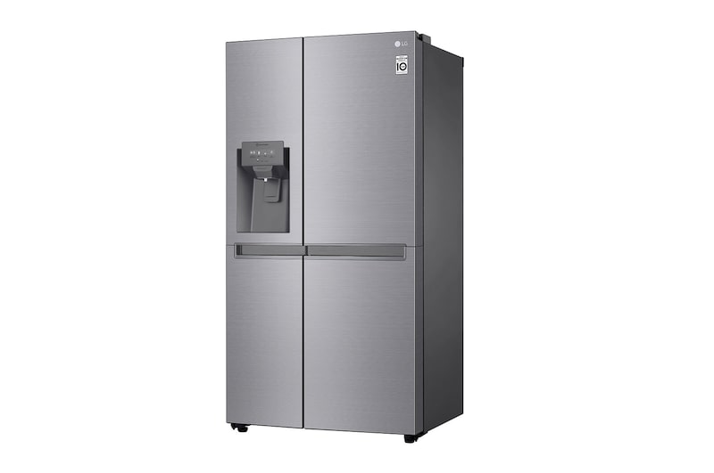 LG Side-by-Side Kühlschrank (F, 625L, 179cm hoch) mit Eis-, Crushed Ice- und Wasserspender & internem Wassertank | GSL481PZXZ, GSL481PZXZ