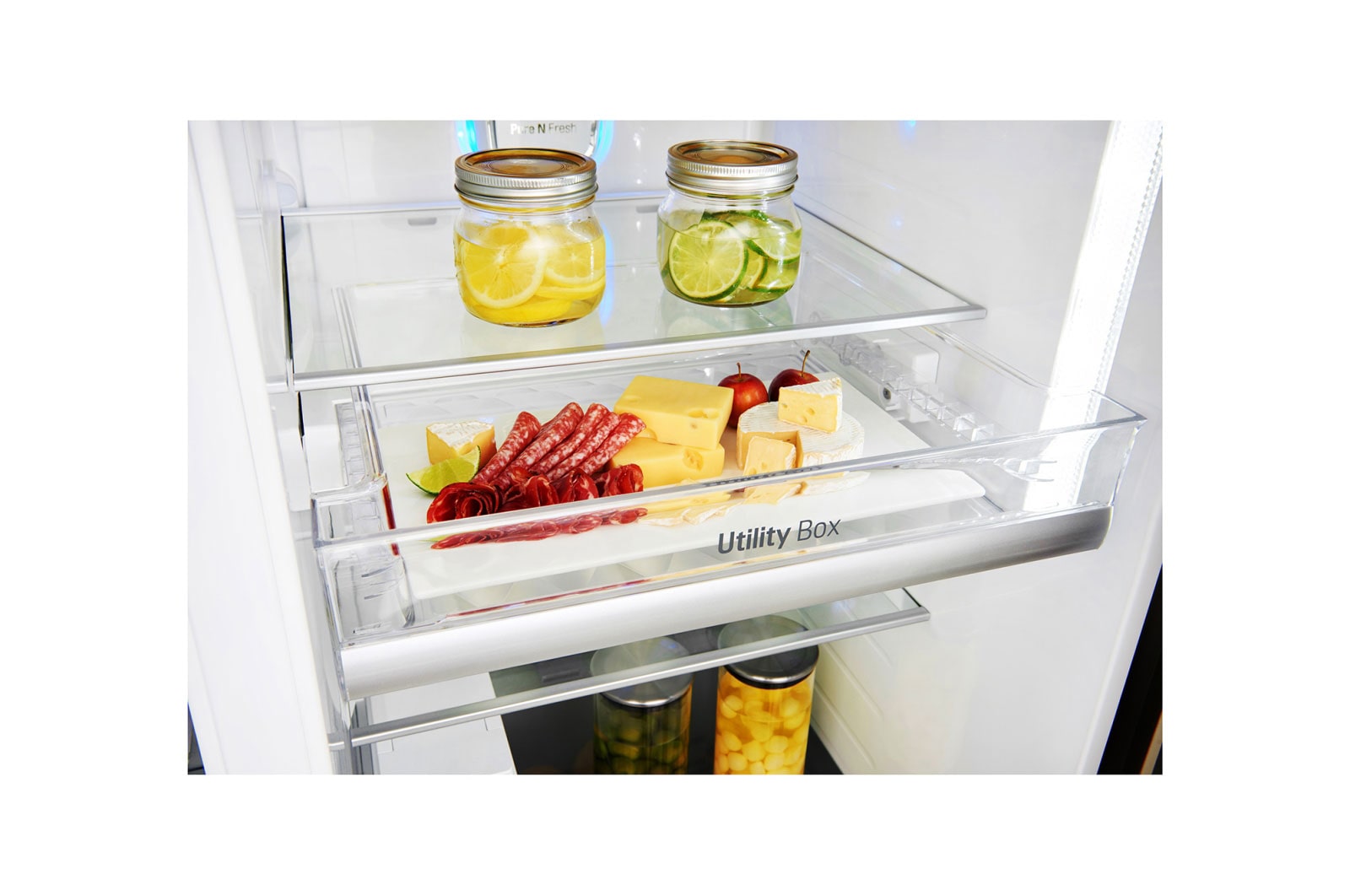 LG Side-by-Side mit Eis-, Crushed Ice- und Wasserspender | Total No Frost | Energieeffizienzklasse* A+++, GSL961NEBF