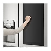 LG Side-by-Side mit InstaView Door-in-Door® | Eis-, Crushed Ice- und Wasserspender | 625 Liter Kapazität | Energieeffizienzklasse F | Festwasseranschluss | GSX960NEVZ, GSX960NEVZ