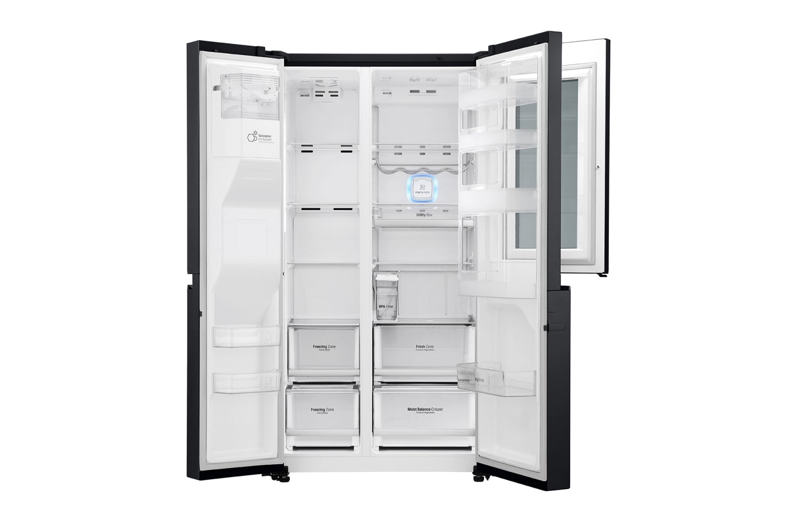 LG InstaView™ Side-by-Side mit 601 Litern Kapazität, GSX961MTAZ