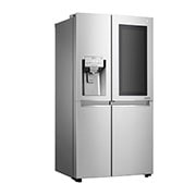 LG Side-by-Side mit InstaView Door-in-Door® | Eis-, Crushed Ice- und Wasserspender | 625 Liter Kapazität | Energieeffizienzklasse F | Interner Wassertank 4L | Edelstahl | GSX961NEAZ, GSX961NEAZ